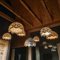 Lampa wisząca BURGO DUŻA drewno zwis LP-101335/1P L LIGHT PRESTIGE