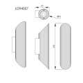 Kinkiet TOKIO biały LP-787/2W WH LIGHT PRESTIGE