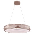 Lampa wisząca REUS RÓŻOWE 4000K złoty zwis LP-8069/1P LED GD LIGHT PRESTIGE