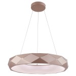 Lampa wisząca REUS RÓŻOWE 4000K złoty zwis LP-8069/1P LED GD LIGHT PRESTIGE