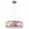 Lampa wisząca REUS RÓŻOWE złoty zwis LP-8069/1P GD LIGHT PRESTIGE