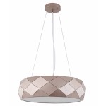Lampa wisząca REUS RÓŻOWE złoty zwis LP-8069/1P GD LIGHT PRESTIGE