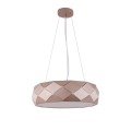 Lampa wisząca REUS RÓŻOWE złoty zwis LP-8069/1P GD LIGHT PRESTIGE