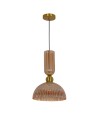Lampa wisząca PIEGA 1 DUŻA bursztynowy zwis LP-939/1P L amber LIGHT PRESTIGE
