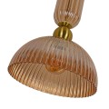 Lampa wisząca PIEGA 1 DUŻA bursztynowy zwis LP-939/1P L amber LIGHT PRESTIGE