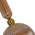 Lampa wisząca PIEGA 1 DUŻA bursztynowy zwis LP-939/1P L amber LIGHT PRESTIGE