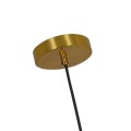 Lampa wisząca PIEGA 1 DUŻA bursztynowy zwis LP-939/1P L amber LIGHT PRESTIGE