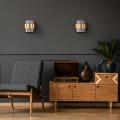 Kinkiet MIELE złoty LP-866/1W SM/GD LIGHT PRESTIGE