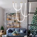 Lampa wisząca ROPE LIGHT 2 M TUYA SMART złoty zwis LP-642/2M Smart LIGHT PRESTIGE