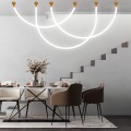 Lampa wisząca ROPE LIGHT 4 M TUYA SMART złoty zwis LP-642/4M Smart LIGHT PRESTIGE