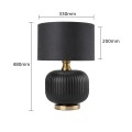 Lampa stołowa TAMIZA 48 CM czarny LP-1515/1T small black LIGHT PRESTIGE