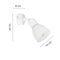 Reflektor MALTA biały spot LP-877/1W WH LIGHT PRESTIGE
