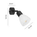 Reflektor MALTA czarny spot LP-877/1W BK LIGHT PRESTIGE