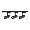 Reflektor ZESTAW OŚWIETLENIA SZYNOWEGO ICE SET 1F czarny szynowy LP-732 3W BK SET LIGHT PRESTIGE