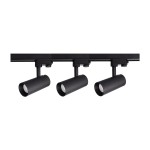 Reflektor ZESTAW OŚWIETLENIA SZYNOWEGO ICE SET 1F czarny szynowy LP-732 3W BK SET LIGHT PRESTIGE