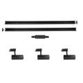 Reflektor ZESTAW OŚWIETLENIA SZYNOWEGO ICE SET 1F czarny szynowy LP-732 3W BK SET LIGHT PRESTIGE