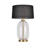 Lampa stołowa AMUR CZARNO - transparentny LP-919/1T transparent LIGHT PRESTIGE