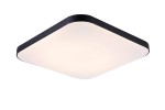 Lampa sufitowa KWADRATOWY BABILON 33 CM 4000K czarny plafon LP-335/1C S 4BK square LIGHT PRESTIGE