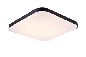 Lampa sufitowa KWADRATOWY BABILON 33 CM 4000K czarny plafon LP-335/1C S 4BK square LIGHT PRESTIGE