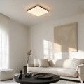 Lampa sufitowa KWADRATOWY BABILON 33 CM 4000K czarny plafon LP-335/1C S 4BK square LIGHT PRESTIGE