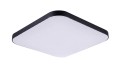 Lampa sufitowa KWADRATOWY BABILON 33 CM 4000K czarny plafon LP-335/1C S 4BK square LIGHT PRESTIGE