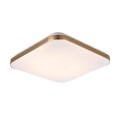 Lampa sufitowa KWADRATOWY BABILON 33 CM 4000K złoty plafon LP-335/1C S 4GD square LIGHT PRESTIGE