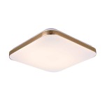Lampa sufitowa KWADRATOWY BABILON 33 CM 4000K złoty plafon LP-335/1C S 4GD square LIGHT PRESTIGE