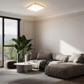 Lampa sufitowa KWADRATOWY BABILON 33 CM 4000K złoty plafon LP-335/1C S 4GD square LIGHT PRESTIGE