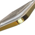 Lampa sufitowa KWADRATOWY BABILON 33 CM 4000K złoty plafon LP-335/1C S 4GD square LIGHT PRESTIGE