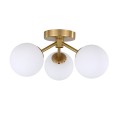 Lampa sufitowa DORADO złoty plafon LP-002/3C LIGHT PRESTIGE