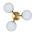 Lampa sufitowa DORADO złoty plafon LP-002/3C LIGHT PRESTIGE