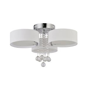 Lampa sufitowa GAMBELA biały plafon LP-991/3C WH LIGHT PRESTIGE