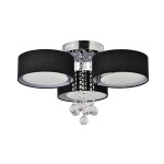 Lampa sufitowa GAMBELA plafon LP-991/3C BK LIGHT PRESTIGE