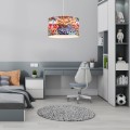 Lampa wisząca GRAFFITI WIELOKOLOROWA zwis LP-077/1P Style LIGHT PRESTIGE