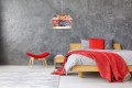 Lampa wisząca GRAFFITI WIELOKOLOROWA zwis LP-077/1P Style LIGHT PRESTIGE