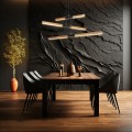 Lampa wisząca LUGANO DREWNO 3000K brązowy zwis LP-2828/3P LIGHT PRESTIGE