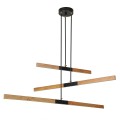 Lampa wisząca LUGANO DREWNO 3000K brązowy zwis LP-2828/3P LIGHT PRESTIGE