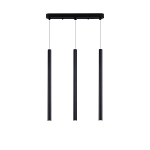 Lampa wisząca LUNGO 3 LINIA czarny zwis LP-894/3L BK LIGHT PRESTIGE
