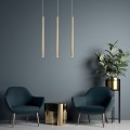 Lampa wisząca LUNGO 3 LINIA złoty zwis LP-894/3L GD LIGHT PRESTIGE