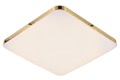 Lampa sufitowa KWADRATOWY BABILON 38 CM 4000K złoty plafon LP-335/1C M 4GD square LIGHT PRESTIGE