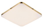 Lampa sufitowa KWADRATOWY BABILON 38 CM 4000K złoty plafon LP-335/1C M 4GD square LIGHT PRESTIGE