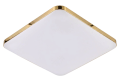 Lampa sufitowa KWADRATOWY BABILON 38 CM 4000K złoty plafon LP-335/1C M 4GD square LIGHT PRESTIGE