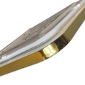 Lampa sufitowa KWADRATOWY BABILON 38 CM 4000K złoty plafon LP-335/1C M 4GD square LIGHT PRESTIGE