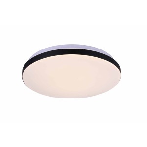 Lampa sufitowa BABILON 33 CM 4000K czarny plafon LP-335/1C S 4BK LIGHT PRESTIGE