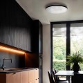 Lampa sufitowa BABILON 38 CM 4000K czarny plafon LP-335/1C M 4BK LIGHT PRESTIGE