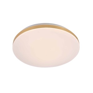 Lampa sufitowa BABILON 33 CM 4000K złoty plafon LP-335/1C S 4GD LIGHT PRESTIGE