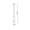 Lampa wisząca FORLI 3000K biały zwis LP-8011/1P LIGHT PRESTIGE