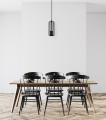 Lampa wisząca SINTRA czarny zwis LP-975/1P BK LIGHT PRESTIGE