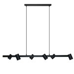 Lampa wisząca SNOW 6 czarny zwis LP-731/6L BK LIGHT PRESTIGE