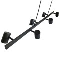 Lampa wisząca SNOW 6 czarny zwis LP-731/6L BK LIGHT PRESTIGE